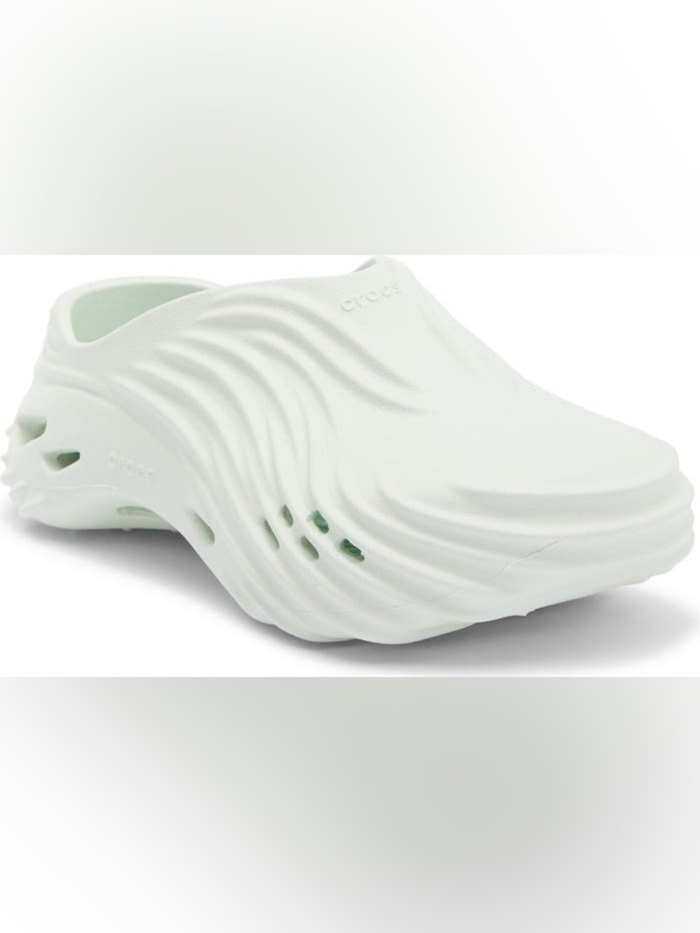 🆕 Crocs Echo Wave Mint Tint Men’s Size 11 Clogs Slides Futuristic Comfort Shoes